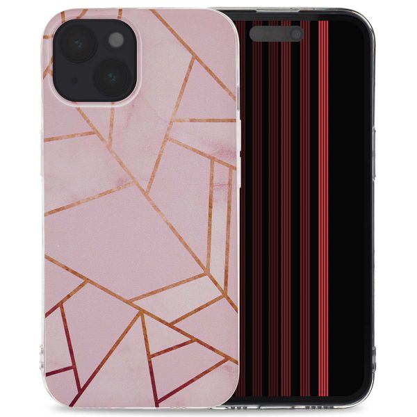 imoshion Coque Design Apple iPhone 15 - Pink Graphic