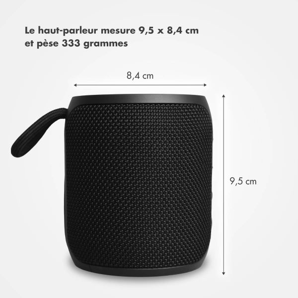 Selencia AquaPlay Enceinte Bluetooth - Enceinte sans fil - Étanche - Black