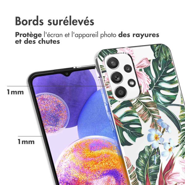 imoshion Coque Design Samsung Galaxy A23 (5G) - Tropical Jungle