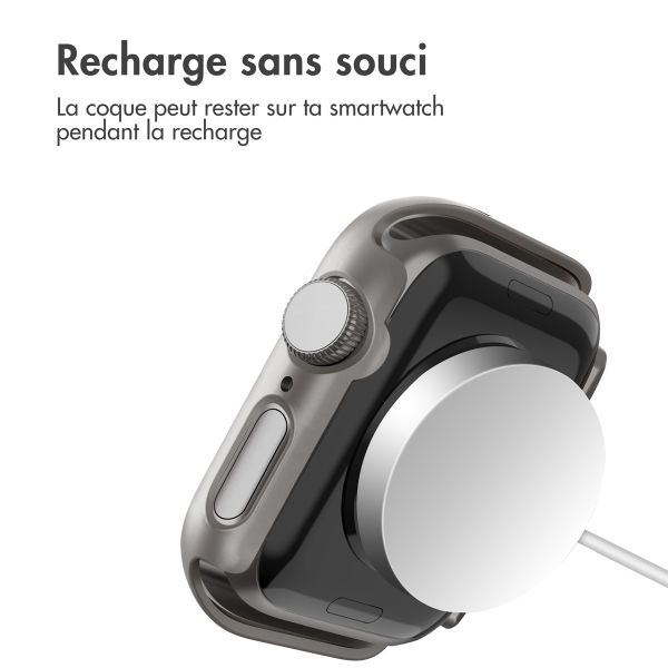 imoshion Coque rigide à couverture complète Apple Watch 10 / 11 - 42 mm - Titanium