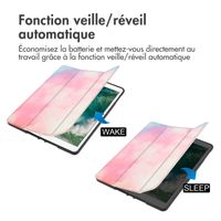 imoshion Coque tablette Design Trifold Apple iPad 6 (2018) 9.7 pouces / iPad 5 (2017) 9.7 pouces / Air 2 (2014)/Air 1 (2013) - Sky
