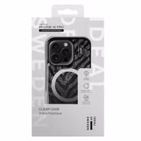 iDeal of Sweden Coque MagSafe transparente limitée Apple iPhone 16 Pro - Zebra Mystique