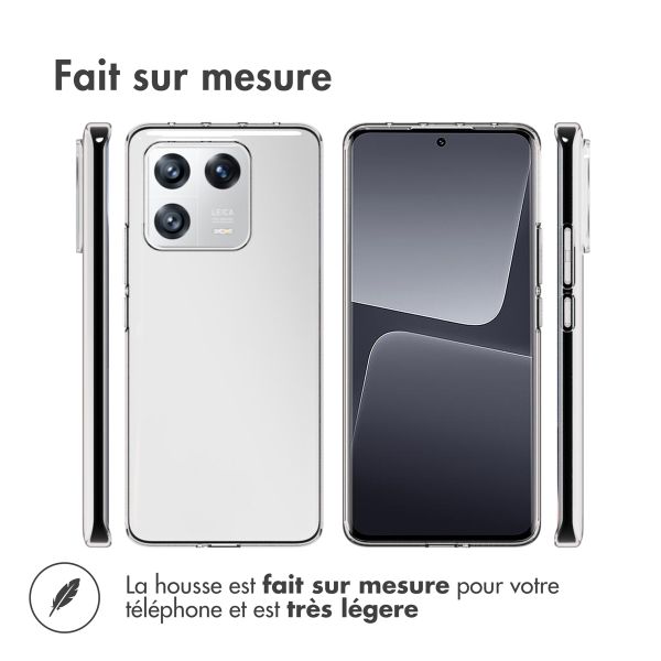 Accezz Coque Clear Xiaomi 13 Pro - Transparent