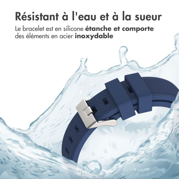 imoshion Bracelet en silicone souple Samsung Galaxy Watch 7 40/44 mm - Bleu foncé