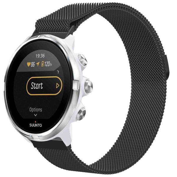 imoshion Bracelet magnétique milanais  - Connexion universelle 24 mm - Noir