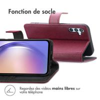 imoshion Étui de téléphone portefeuille Luxe Samsung Galaxy A54 (5G) - Bordeaux