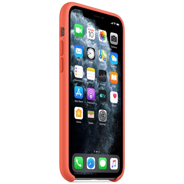 Apple Coque en silicone Apple iPhone 11 Pro - Clementine Orange