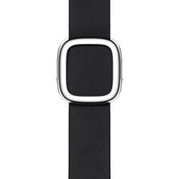 Apple Leather Band Modern Buckle Apple Watch Series 1 á 9 / SE (38/40/41 mm) | Series 10 (42 mm) - Taille S - Midnight