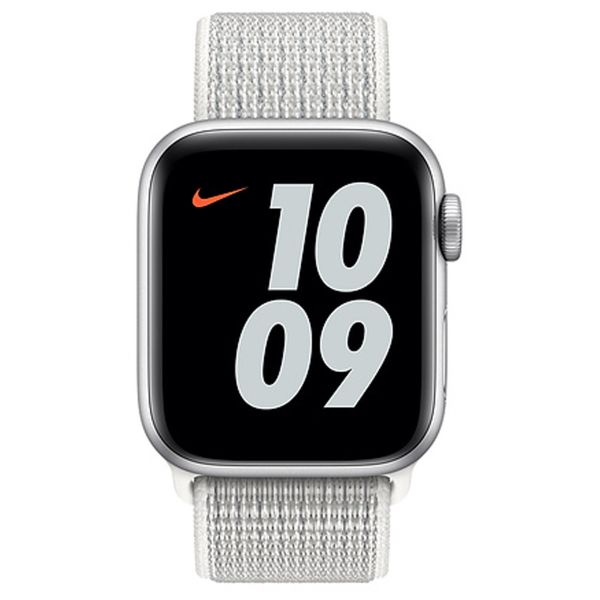 Apple Bracelet Nike Sport Loop Apple Watch Series 1 t/m 9 / SE (38/40/41 mm) | Series 10 / 11 (42 mm) - Summit White