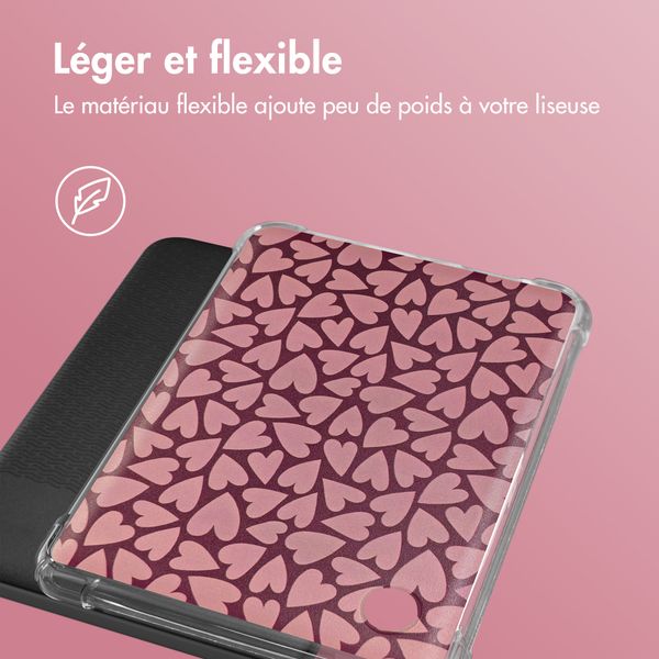 imoshion Coque Design Clear Kobo Clara Colour / Clara BW - Hearty Blush