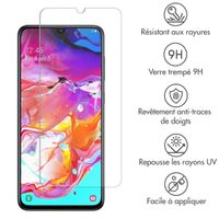 Accezz Protection d'écran en verre trempé Samsung Galaxy A70