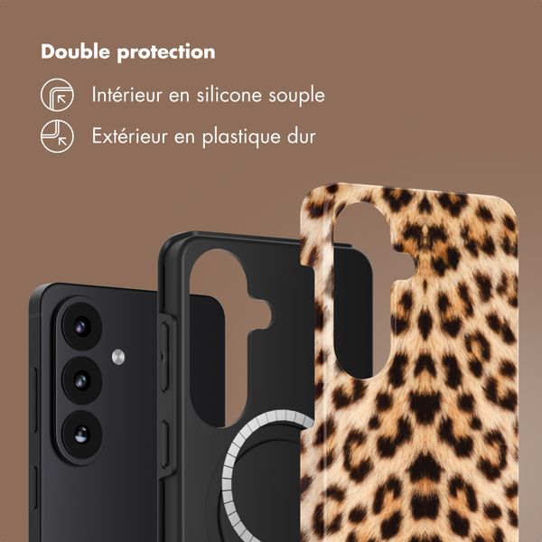 Selencia Coque arrière Vivid avec MagSafe Samsung Galaxy S26 - Wild Leo
