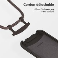 imoshion Coque arrière Color avec cordon amovible et MagSafe Apple iPhone 17 - Black Coffee