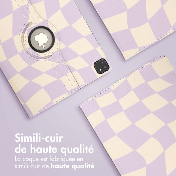 imoshion Coque tablette Design rotatif à 360° Apple iPad Air 13 pouces (2025) M3 / (2024) M2 - Dancing Cubes