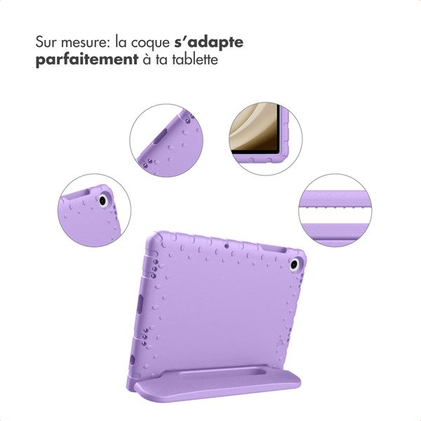 imoshion Coque kidsproof avec poignée Samsung Galaxy Tab A11 Plus / A9 Plus - Lila