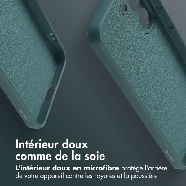 imoshion Coque Couleur avec MagSafe Samsung Galaxy S25 - Vert foncé