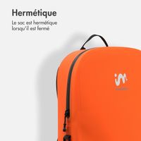 imoshion Sac à dos Hermétique et Étanche - Petit - Orange abricot