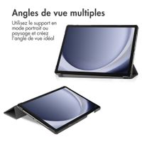 imoshion Coque tablette Trifold Samsung Galaxy Tab A9 Plus - Noir