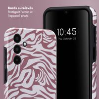 Selencia Coque arrière Vivid Samsung Galaxy A15 (5G/4G) - Trippy Swirl Dark Rose