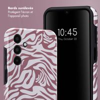 Selencia Coque arrière Vivid Tough Samsung Galaxy A15 (5G/4G) - Trippy Swirl Dark Rose