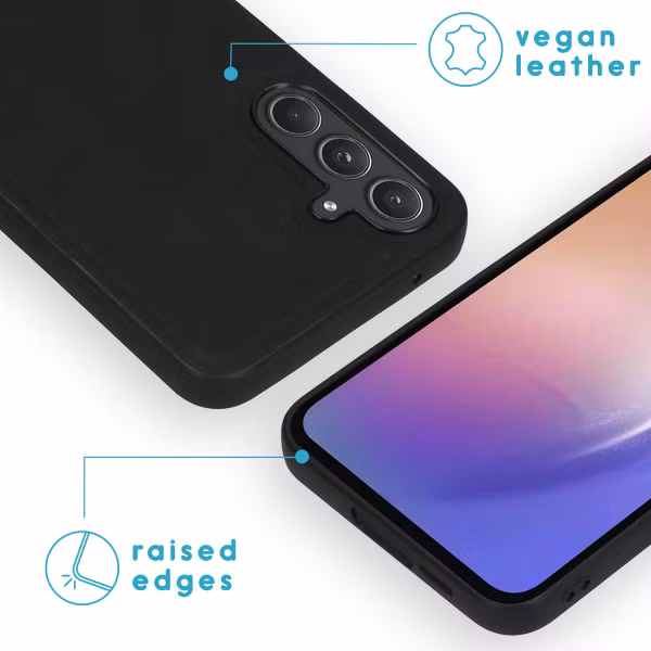 imoshion Etui de télephone luxe 2-en-1 amovible Samsung Galaxy A55 - Noir