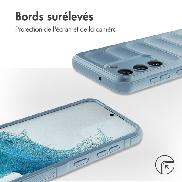 imoshion Coque arrière EasyGrip Samsung Galaxy S23 - Bleu clair