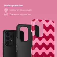 Selencia Coque arrière Vivid Samsung Galaxy A53 - Wave Vibes Lipstick