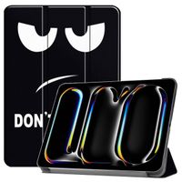 imoshion Coque tablette Design Trifold Apple iPad Pro 13 (2024) M4 - Don't touch