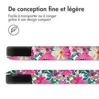 imoshion Coque tablette Design Trifold Apple iPad Pro 11 (2024) M4 - Floral Water Color