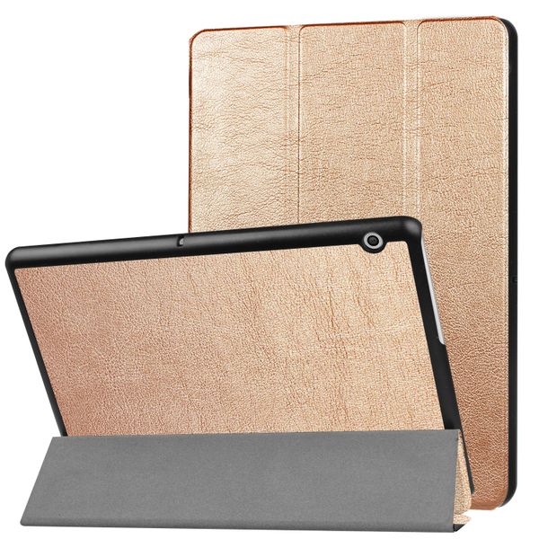 imoshion Coque tablette Trifold Huawei MediaPad T3 10 pouces - Dorée