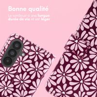 imoshion Étui de télephone portefeuille Design Samsung Galaxy A37 (5G) - Bloom Love Blush