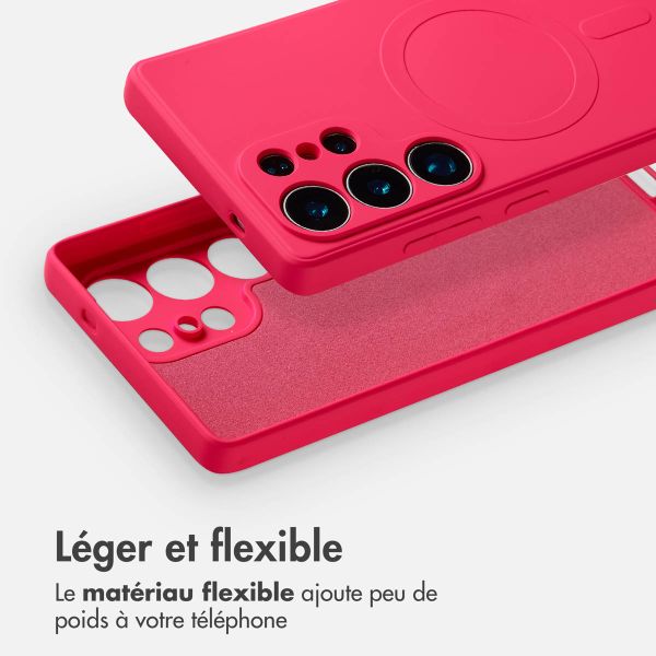 imoshion Coque Couleur avec MagSafe Samsung Galaxy S25 Ultra - Neon Pink