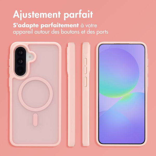 imoshion Coque Color Guard avec MagSafe Samsung Galaxy A37 (5G) - Rose clair