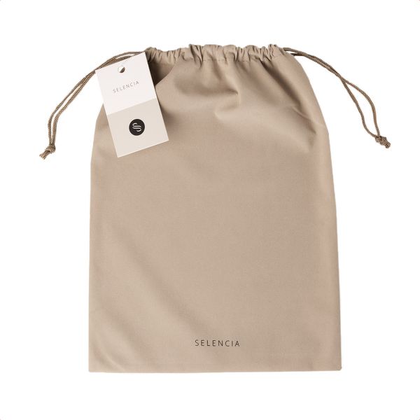 Selencia Sabi Tapis de Souris en Similicuir imprimé panthère - 20 x 24 cm - Soft Ivory
