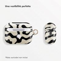 Selencia Coque Vivid  Apple AirPods Pro 2 - Art Wave Black