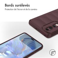 imoshion Coque arrière EasyGrip Honor 90 Pro - Aubergine