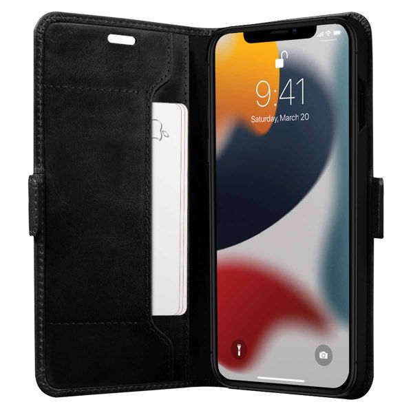dbramante1928 Étui de téléphone portefeuille Apple iPhone 13 - Noir