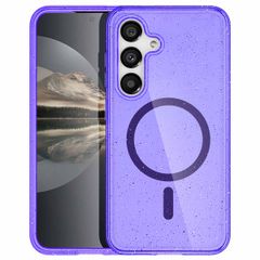 imoshion Coque Pailletée avec MagSafe Samsung Galaxy S25 - Paillettes Violet