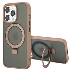 Accezz Coque Ring Stand avec MagSafe iPhone 13 Pro Max - Brown