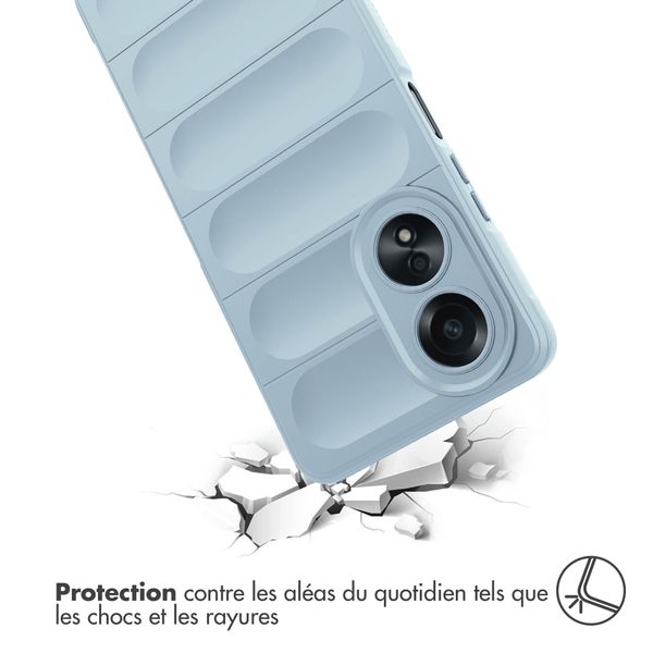 imoshion Coque arrière EasyGrip Oppo A58 (4G) - Bleu clair