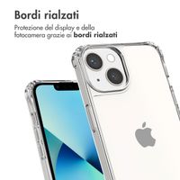 imoshion Coque avec dragonne + bracelet Apple iPhone 13 - Perles Cœurs