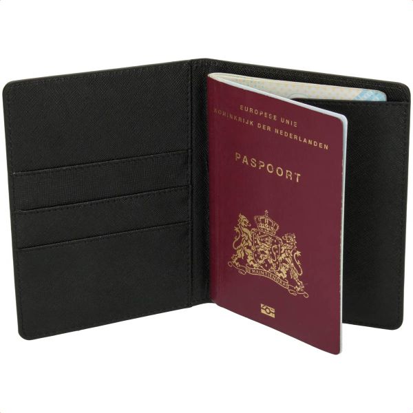 Selencia Étui passeport - Protège-Passeport en similicuir - Rosy Marble