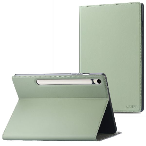 Accezz Housse Classic Tablet Stand Samsung Galaxy Tab S10 Ultra / Tab S9 Ultra - Vert