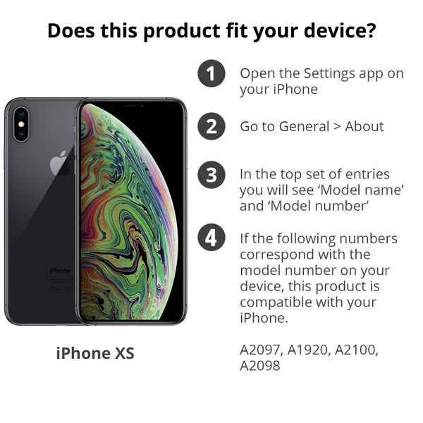 Apple Coque en silicone Apple iPhone Xs / X - Noir