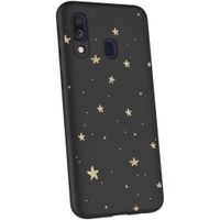 imoshion Coque Design Samsung Galaxy A40 - Etoiles / Noir