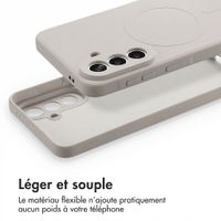 imoshion Coque Couleur avec MagSafe Samsung Galaxy A57 (5G) - Beige