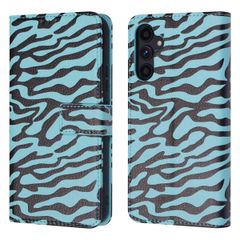 imoshion ﻿Étui de téléphone portefeuille Design Samsung Galaxy A34 (5G) - Black Blue Stripes