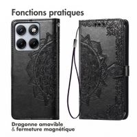 imoshion Etui de télephone Mandala Motorola Edge 70 Fusion - Noir