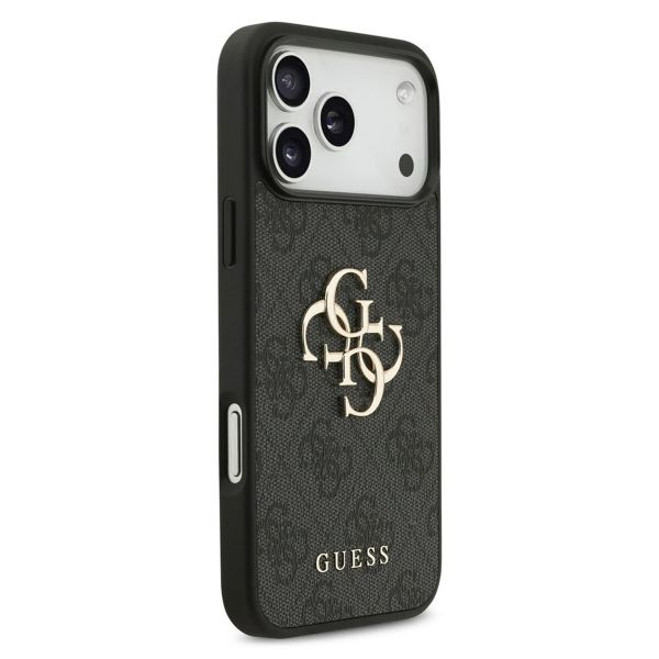Guess Coque 4G Metal Logo Backcover Apple iPhone 17 Pro Max - Noir