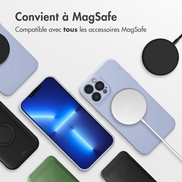 imoshion Coque Couleur avec MagSafe Apple iPhone 13 Pro Max - Lila